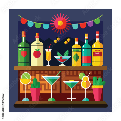 A Delicious Mexican Food Vector Illustration