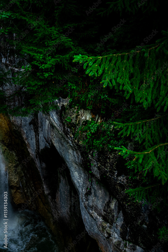 Hiking Tatzlwurm Waterfalls Bavaria Germany Hiking Tatzlwurm Waterfalls Bavaria Germany