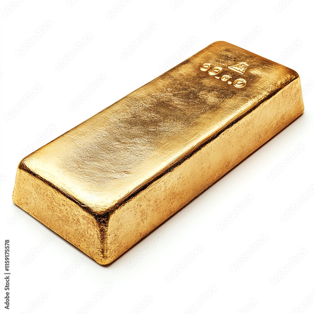 A shining gold bar, symbolizing wealth and prosperity, with a smooth surface and distinct markings, often used in investment and luxury contexts. A shining gold bar, symbolizing wealth and prosperity, with a smooth surface and distinct markings, often used in investment and luxury contexts.
