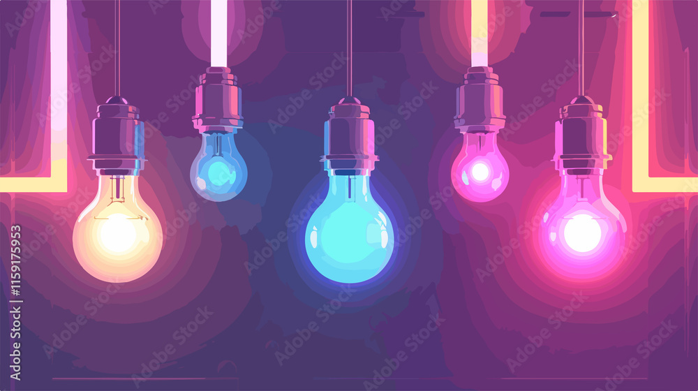 LED Component Part Icon on Transparent Background LED Component Part Icon on Transparent Background