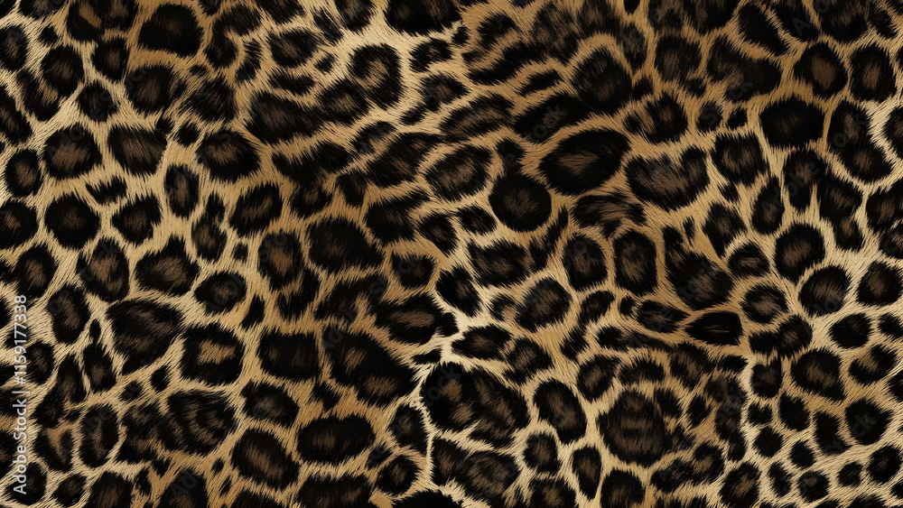 leopard, wild cat skin texture, fur, spots, stylish design