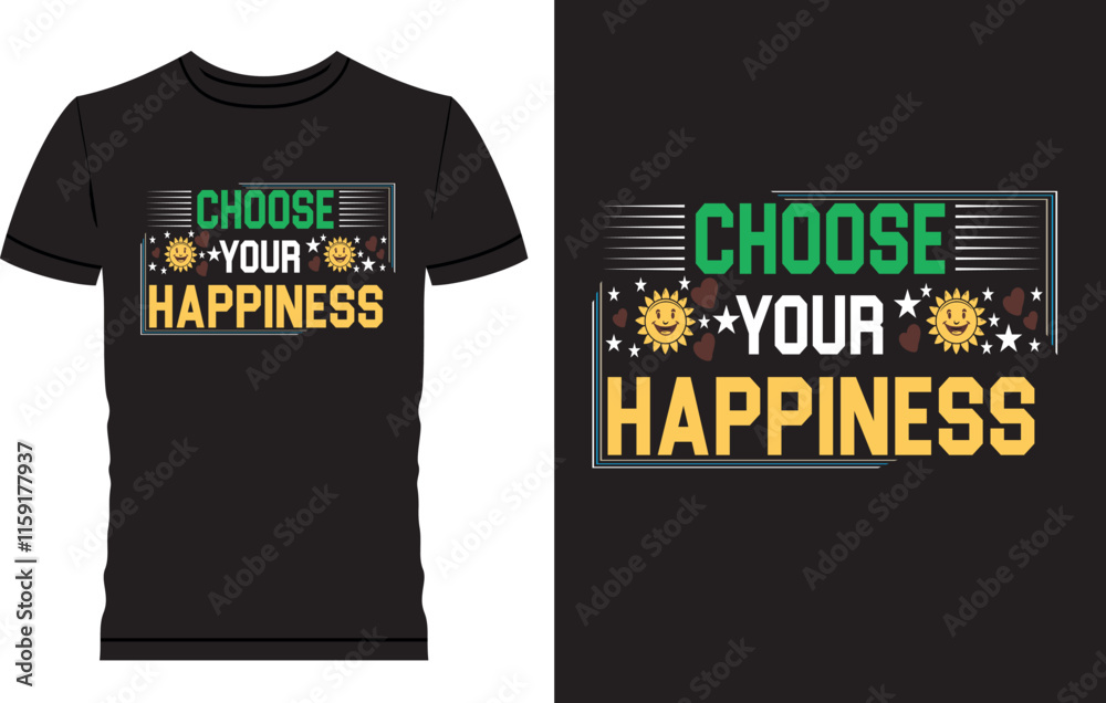 Fototapeta premium Motivational typography t shirt design 