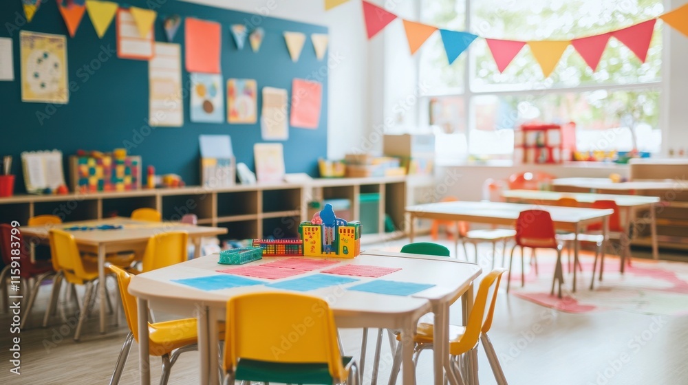 Playful and Engaging Classroom with Natural Light