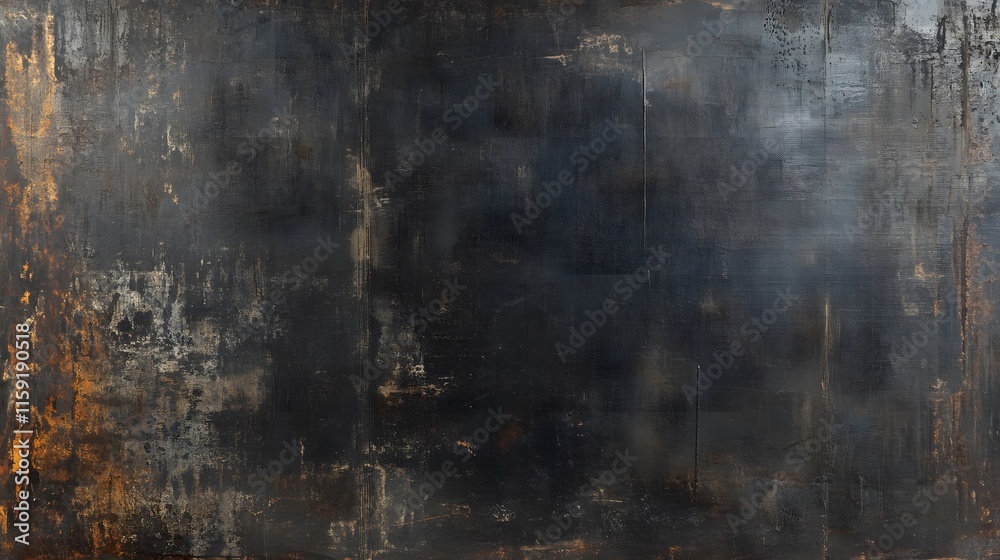 Fototapeta premium Abstract Dark Textured Background Painting