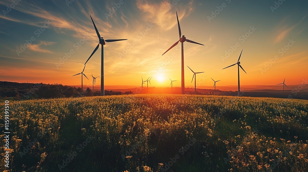 Obraz premium Advanced battery storage systems for renewable energy