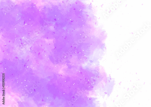 Abstract hand painted pink watercolour background