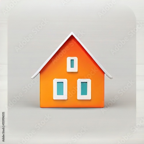 home icon on a white background