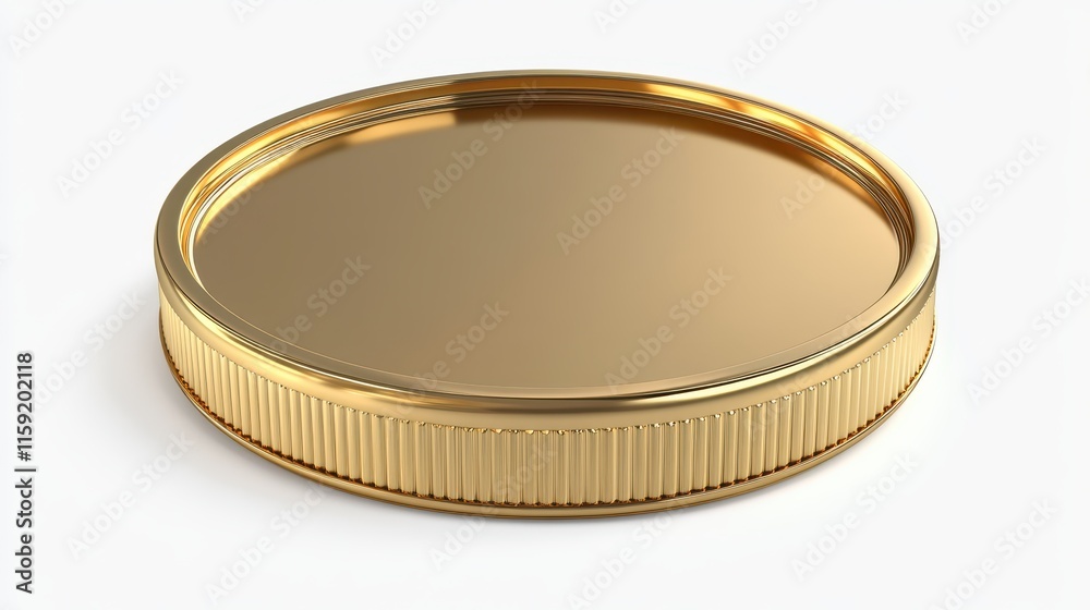 Realistic blank gold coin clipart suitable for various design projects and presentations Realistic blank gold coin clipart suitable for various design projects and presentations