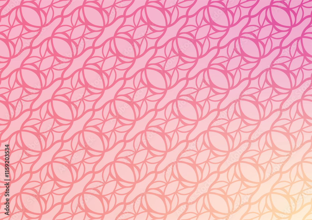 Gradient soft pink art line pattern background Gradient soft pink art line pattern background