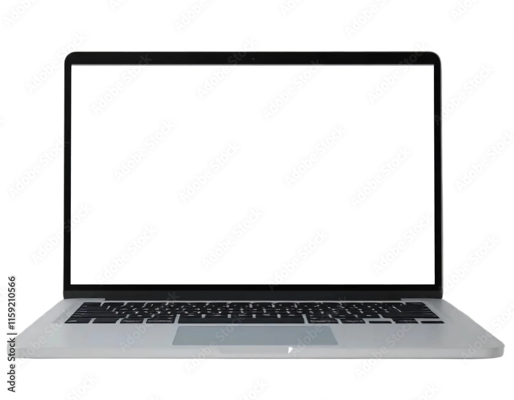 Laptop isolated on white background. Suitable for marketing or business purposes. PNG file Laptop isolated on white background. Suitable for marketing or business purposes. PNG file
