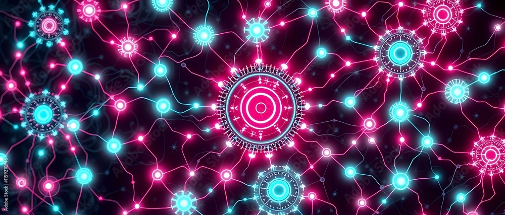 Art Nouveau-Inspired AI-Generated Cybernetic Data Visualization Art Nouveau-Inspired AI-Generated Cybernetic Data Visualization