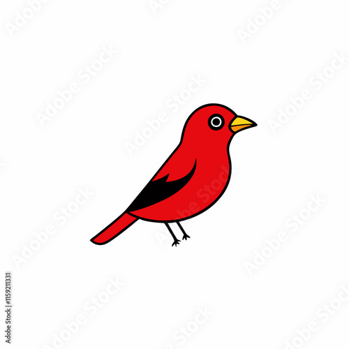 robin on a branch