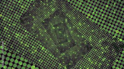 Abstract animated background: spiral motion