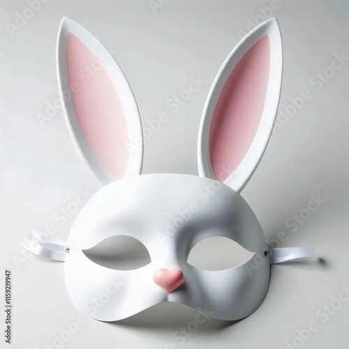 White rabbit mask.
