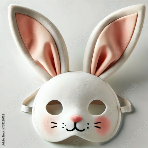 White rabbit mask.