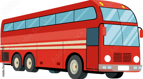 High Quality Bus Vector Illustration for Design