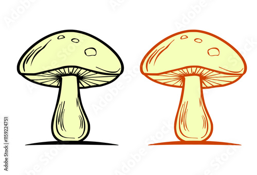 murshroom vector