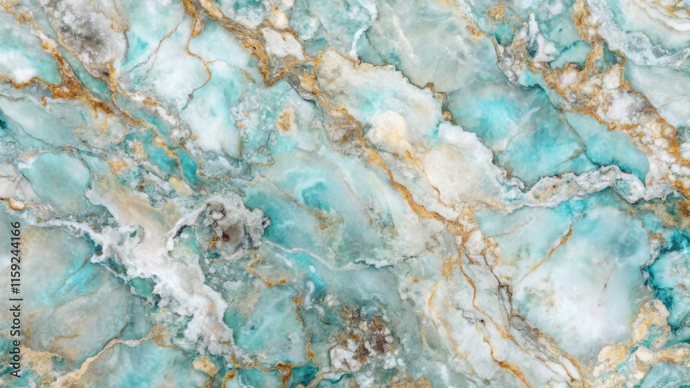 Turquoise and Gold Marble Texture Background Turquoise and Gold Marble Texture Background