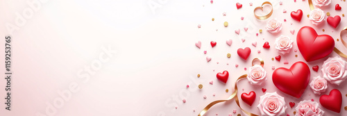 Happy Valentine's Day Illustration Background