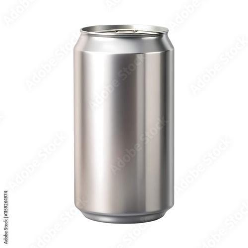 tin can isolated on white