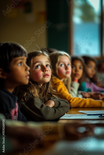 Captivated Young Minds in Class