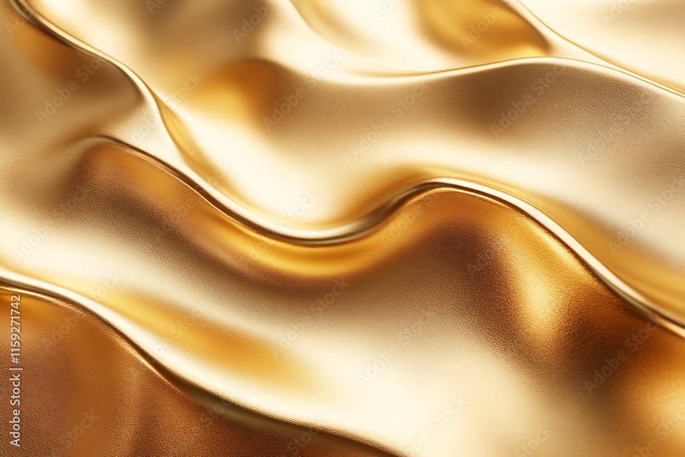 Fototapeta premium Golden Metallic Gradient Texture with Subtle Sheen and Luxurious Design