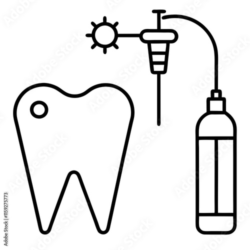 dental icons set