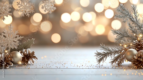 Glitterinfused Mega Savings banners surrounded by glowing snowflakes, Exclusive Holiday Offers, dynamic and cheerful