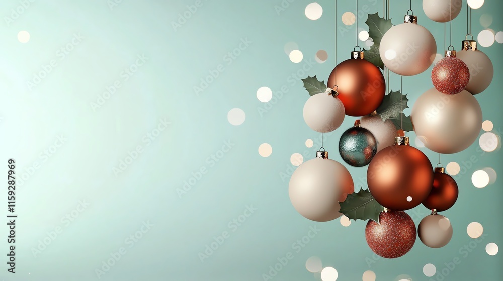 Artistic gradients blending red and green hues with glowing Christmas Sale text, Holiday Offers, vivid visuals Artistic gradients blending red and green hues with glowing Christmas Sale text, Holiday Offers, vivid visuals