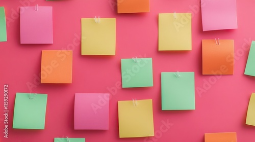 Stationery Sticky Note Mockup With Generative AI