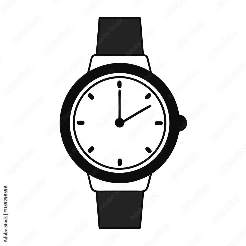 illustration of a watch illustration of a watch