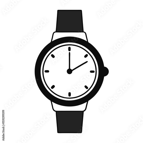 illustration of a watch