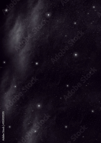 galaxy in a free space.