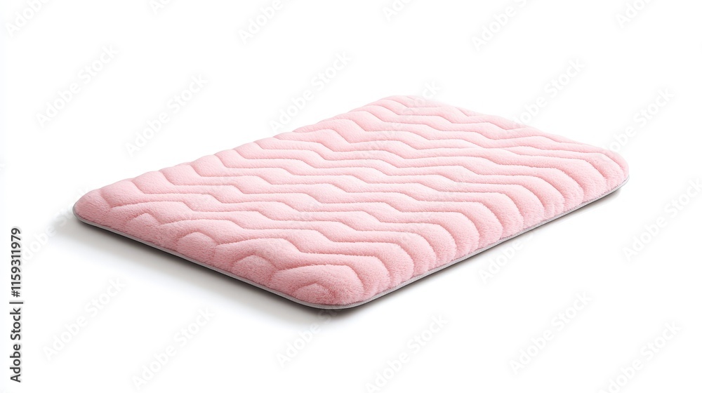 Soft Pink Cushion Mat with Wavy Texture for Home Decor, Comfortable Sitting Pad for Offices, Stylish Floor Accessory, Ideal for Bedrooms and Living Spaces Soft Pink Cushion Mat with Wavy Texture for Home Decor, Comfortable Sitting Pad for Offices, Stylish Floor Accessory, Ideal for Bedrooms and Living Spaces
