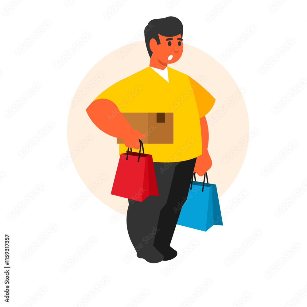 man shopping man shopping