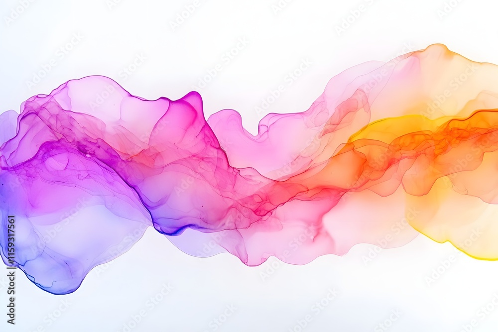Captivating Ethereal Ink Splash in Jewel Toned Hues Organic Fluid Shapes and Luminous Iridescent Sheen Captivating Ethereal Ink Splash in Jewel Toned Hues Organic Fluid Shapes and Luminous Iridescent Sheen