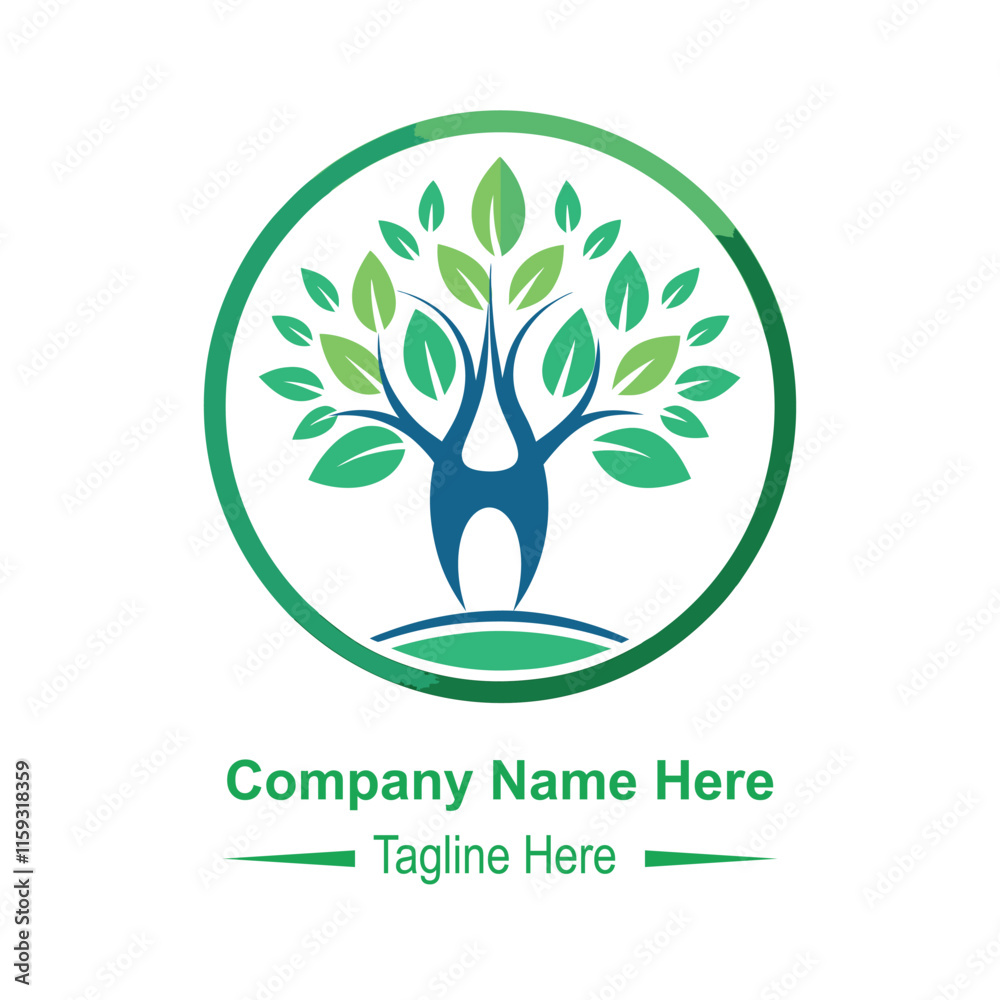 Obraz premium Dental Tree Logo