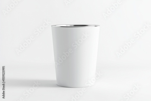 Wallpaper Mural Blank Promotional Stadium Cup For Branding and mock up. 3d rendering illustration.  Torontodigital.ca
