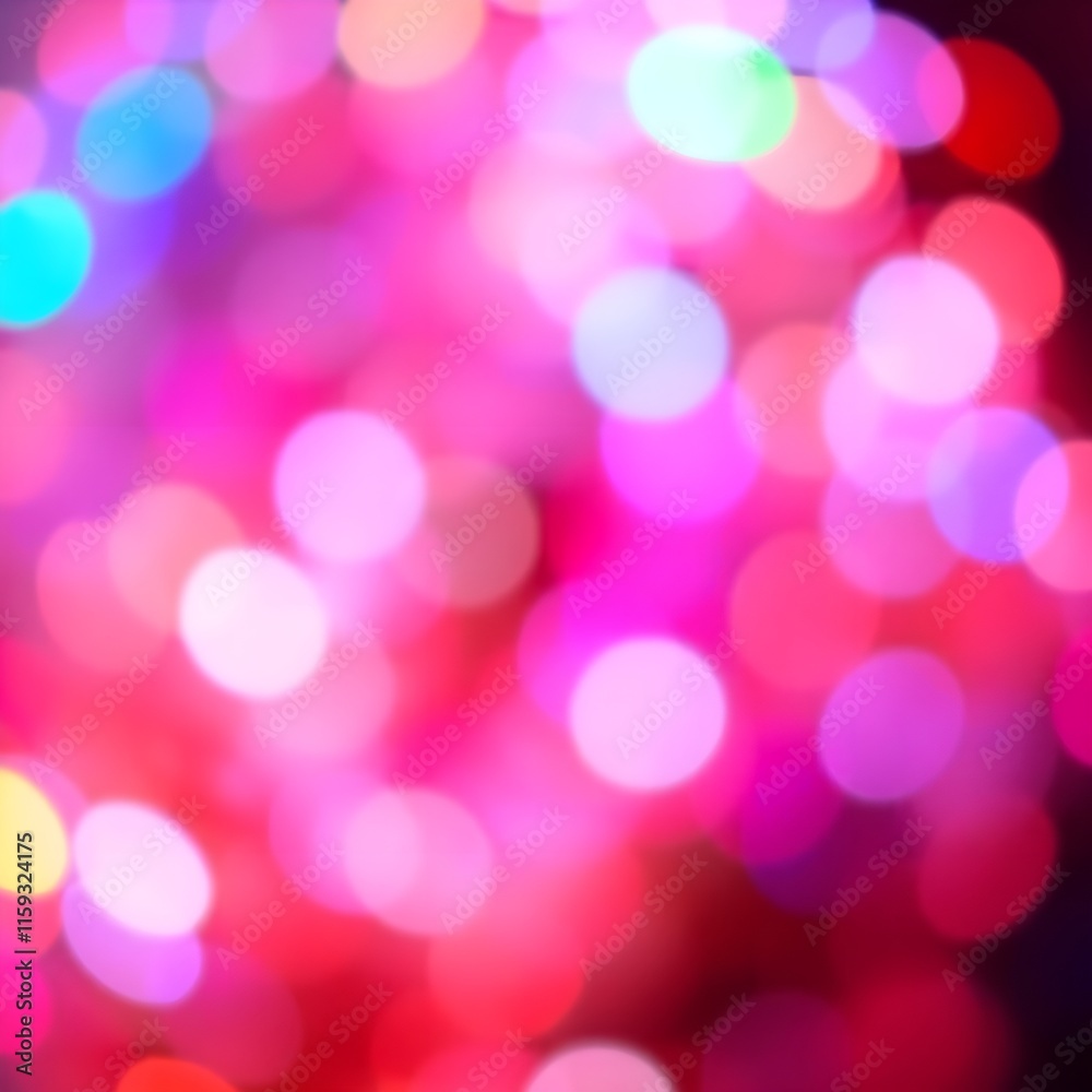 Obraz premium colorful festive abstract blurred bokeh background Generative ai