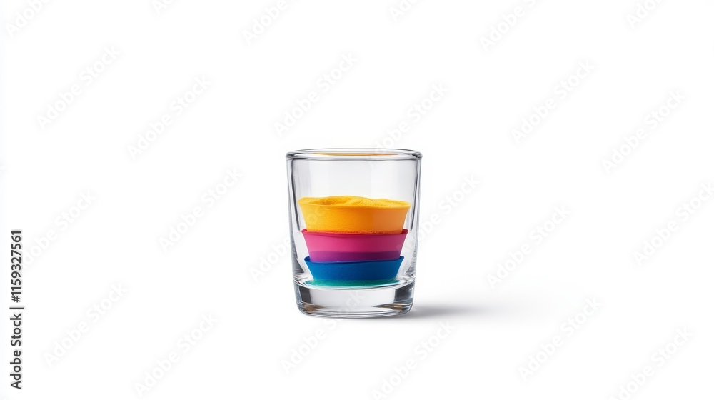 Colorful Stackable Silicone Cup Inside Clear Glass with Vibrant Tones for Kitchen or Dining Use to Enhance Modern Tableware Aesthetic and Functionality Colorful Stackable Silicone Cup Inside Clear Glass with Vibrant Tones for Kitchen or Dining Use to Enhance Modern Tableware Aesthetic and Functionality