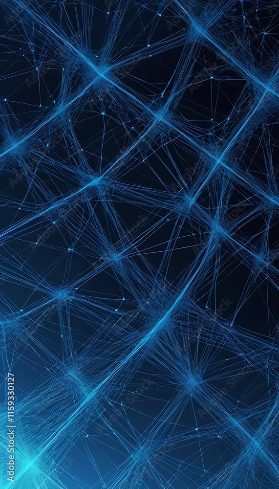 Abstract Blue Network Web Structure Design Abstract Blue Network Web Structure Design