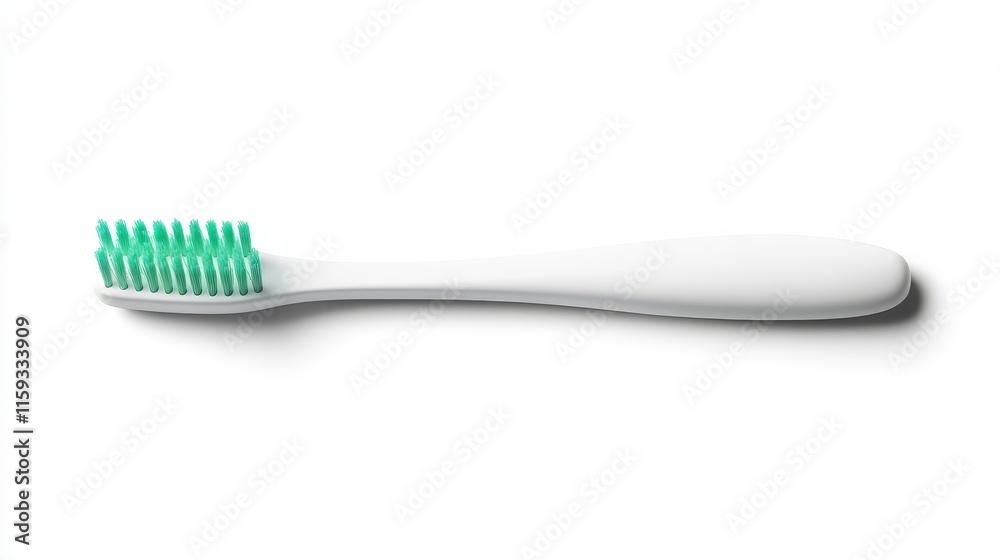 Minimalist and Modern Toothbrush Design on a Clean White Background for Dental Hygiene Promotions and Health Care Product Advertisements Minimalist and Modern Toothbrush Design on a Clean White Background for Dental Hygiene Promotions and Health Care Product Advertisements