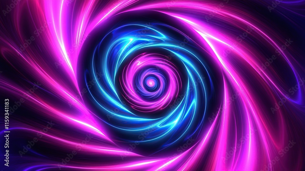 Fototapeta premium Abstract Neon Vortex