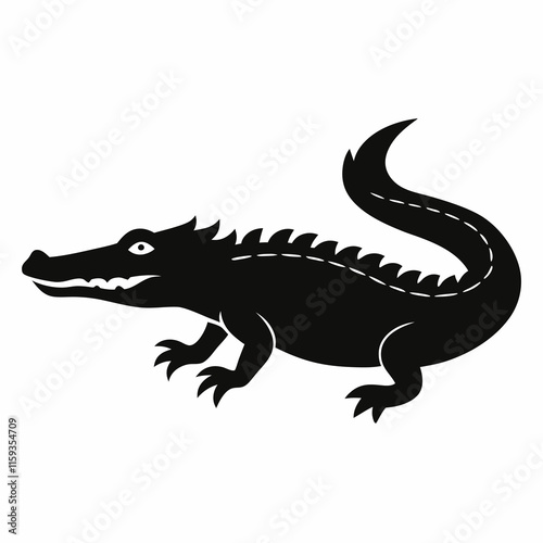 illustration of a crocodile