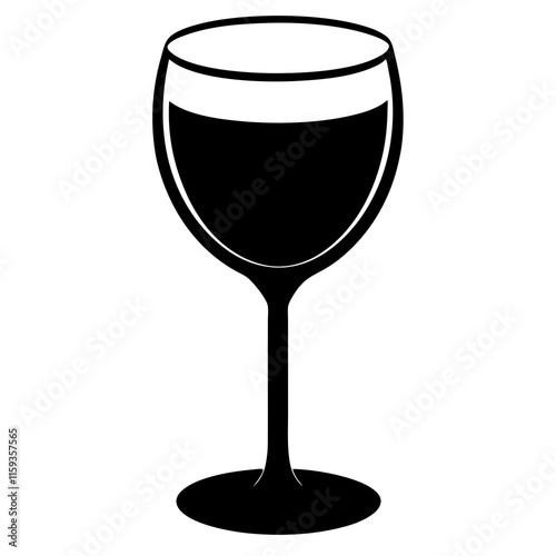 Glass of Wine High Quality Illustrations and Images for Elegant Designs