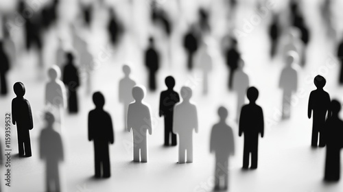 Wallpaper Mural High Contrast Distancing Practices with Low Light Effect Torontodigital.ca