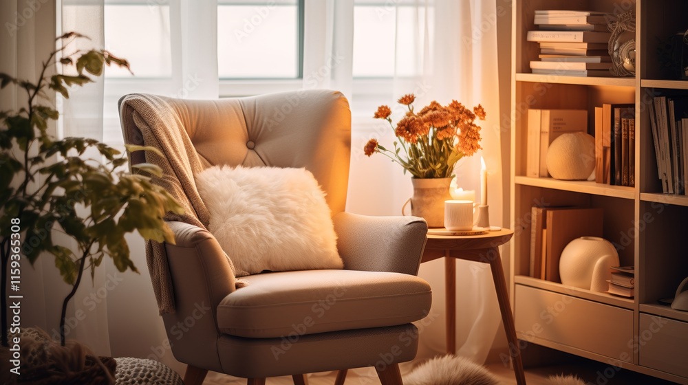 Fototapeta premium living room with a sofa