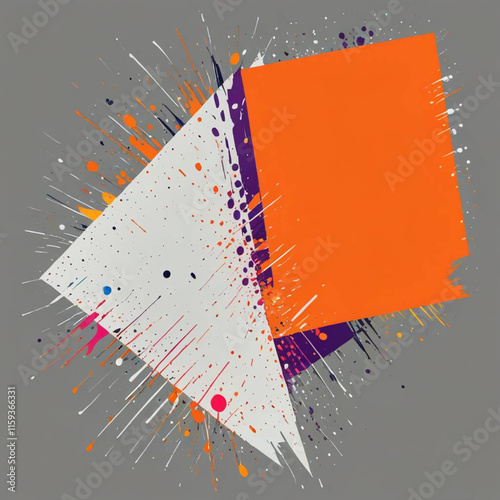 Fundo com respingos de tinta.