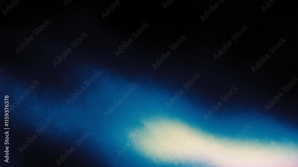 Fototapeta premium gradient wallpaper of cold blue colors, more texture and grain, worn glitch concept, ideal for modern banner