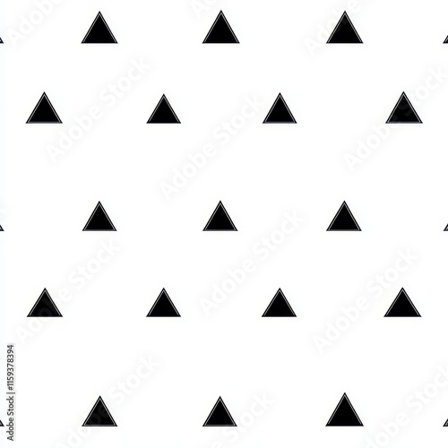 Clean minimalist pattern of black triangles evenly spaced on a white background for modern graphic design Free Download Clean minimalist pattern of black triangles evenly spaced on a white background for modern graphic design - GFXLoad
